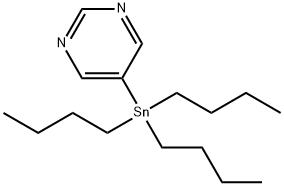 5-(TRIBUTYLSTANNYL)PYRIMIDINE Struktur