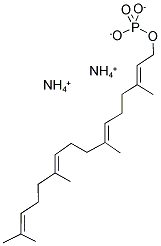 ALL TRANS-3,7,11,15-TETRAMETHYL-2,6,10,14-HEXADECATETRAENYL MONOPHOSPHATE AMMONIUM SALT Struktur