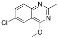 6-CHLORO-4-METHOXY-2-METHYLQUINAZOLINE Struktur