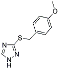 METHYL 4-[(1H-1,2,4-TRIAZOL-3-YLSULFANYL)METHYL]PHENYL ETHER Struktur