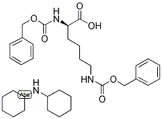 Z-D-LYS(Z)-OH DCHA Struktur