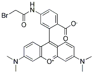 6-[BROMOACETAMIDO]TETRAMETHYLRHODAMINE Struktur