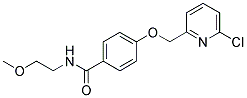 4-[(6-CHLOROPYRIDIN-2-YL)METHOXY]-N-(2-METHOXYETHYL)BENZAMIDE