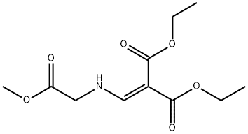 DIETHYL 2-([(2-METHOXY-2-OXOETHYL)AMINO]METHYLENE)MALONATE Struktur