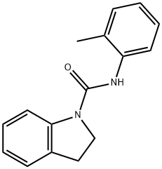 N-(2-METHYLPHENYL)INDOLINYLFORMAMIDE Struktur