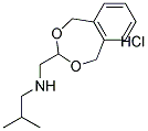 (5,9-DIHYDRO-6,8-DIOXA-BENZOCYCLOHEPTEN-7-YLMETHYL)-ISOBUTYL-AMINE HYDROCHLORIDE Struktur