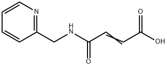 4-OXO-4-[(PYRIDIN-2-YLMETHYL)AMINO]BUT-2-ENOIC ACID Struktur