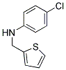 4-CHLORO-N-(THIEN-2-YLMETHYL)ANILINE Struktur