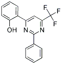 2-(6-TRIFLUOROMETHYL-2-PHENYLPYRIMIDINE-4-YL)PHENOL Struktur