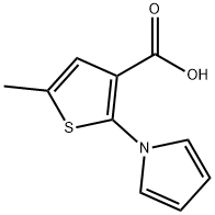 5-METHYL-2-PYRROL-1-YL-THIOPHENE-3-CARBOXYLIC ACID Struktur