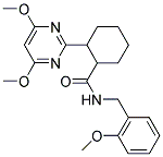 2-(4,6-DIMETHOXYPYRIMIDIN-2-YL)-N-(2-METHOXYBENZYL)CYCLOHEXANECARBOXAMIDE Struktur