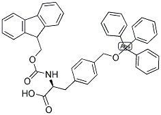 FMOC-L-PHE(4-CH2-O-TRT) Struktur