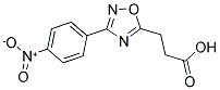 3-[3-(4-NITROPHENYL)-1,2,4-OXADIAZOL-5-YL]PROPANOIC ACID Struktur