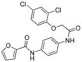 N-(4-{[2-(2,4-DICHLOROPHENOXY)ACETYL]AMINO}PHENYL)-2-FURAMIDE Struktur