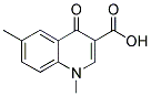 1,6-DIMETHYL-4-OXO-1,4-DIHYDRO-QUINOLINE-3-CARBOXYLIC ACID Struktur