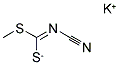 POTASSIUM METHYL N-CYANODITHIOIMIDOCARBONATE Struktur