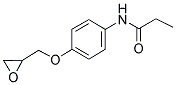 N-(4-GLYCIDYLOXYPHENYL)-PROPAMIDE Struktur