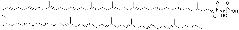 DOLICHOL PYROPHOSPHATE, [1-3H] Struktur