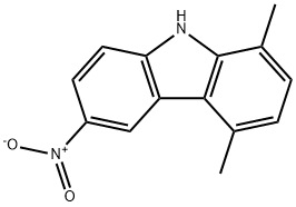 1,4-DIMETHYL-6-NITRO-9H-CARBAZOLE Struktur