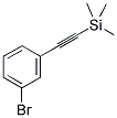 (3-BROMOPHENYLETHYNYL)TRIMETHYLSILANE Struktur