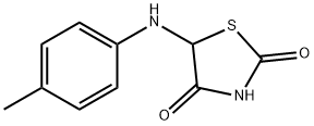 5-[(4-METHYLPHENYL)AMINO]-1,3-THIAZOLIDINE-2,4-DIONE Struktur