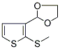 2-[2-(METHYLTHIO)-3-THIENYL]-1,3-DIOXOLANE Struktur