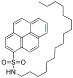 N-(PYRENE-1-SULFONYL)HEXADECYLAMINE Struktur