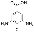 4-CHLORO-3,5-DIAMINOBENZOIC ACID Struktur