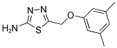 5-(3,5-DIMETHYL-PHENOXYMETHYL)-[1,3,4]THIADIAZOL-2-YLAMINE Struktur