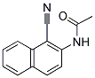 N-(1-CYANO-2-NAPHTHYL)ACETAMIDE Struktur