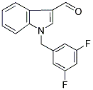 1-(3,5-DIFLUOROBENZYL)-1H-INDOLE-3-CARBALDEHYDE Struktur