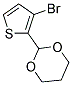 2-(3-BROMO-2-THIENYL)-1,3-DIOXANE Struktur