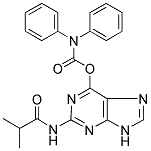 DIPHENYL-CARBAMIC ACID(2-ISOBUTYRYL GUANINE) ESTER Struktur