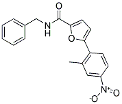 5-(2-METHYL-4-NITRO-PHENYL)-FURAN-2-CARBOXYLIC ACID BENZYLAMIDE Struktur