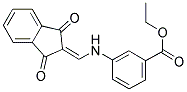 ETHYL 3-(((1,3-DIOXOINDAN-2-YLIDENE)METHYL)AMINO)BENZOATE Struktur