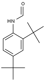 2,4-DITERT-BUTYLPHENYLFORMAMIDE Struktur