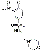 ((4-CHLORO-3-NITROPHENYL)SULFONYL)(2-MORPHOLIN-4-YLETHYL)AMINE Struktur