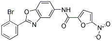 5-NITRO-FURAN-2-CARBOXYLIC ACID [2-(2-BROMO-PHENYL)-BENZOOXAZOL-5-YL]-AMIDE Struktur