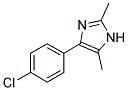 4-(4-CHOROPHENYL)-2,5-DIMETHYL-(1H)-IMIDAZOLE Struktur