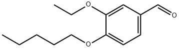 3-METHOXY-4-PENTYLOXYBENZALDEHYDE Struktur