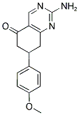 2-AMINO-7-(4-METHOXY-PHENYL)-7,8-DIHYDRO-6H-QUINAZOLIN-5-ONE Struktur