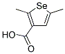 2,5-DIMETHYLSELENOPHENE-3-CARBOXYLIC ACID Struktur