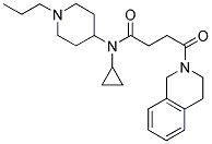 N-CYCLOPROPYL-4-OXO-N-(1-PROPYLPIPERIDIN-4-YL)-4-(1,2,3,4-TETRAHYDROISOQUINOLIN-2-YL)BUTANAMIDE Struktur