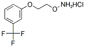 1-[2-(AMMONIOOXY)ETHOXY]-3-(TRIFLUOROMETHYL)BENZENE CHLORIDE Struktur