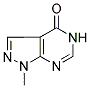 1-METHYL-1,5-DIHYDRO-4H-PYRAZOLO[3,4-D]PYRIMIDIN-4-ONE Struktur