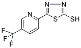 5-(5-(TRIFLUOROMETHYL)PYRID-2-YL)-1,3,4-THIAZOLE-2-THIOL Struktur