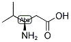 (R)-3-AMINO-4-METHYL-PENTANOIC ACID Struktur