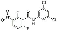 N-(3,5-DICHLOROPHENYL)-2,6-DIFLUORO-3-NITROBENZAMIDE Struktur