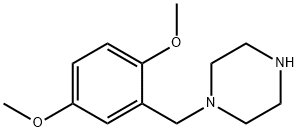 1-(2,5-DIMETHOXY-BENZYL)-PIPERAZINE Struktur