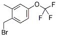 2-METHYL-4-(TRIFLUOROMETHOXY)BENZYL BROMIDE Struktur